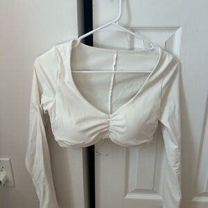 White Long Sleeve Women's Top